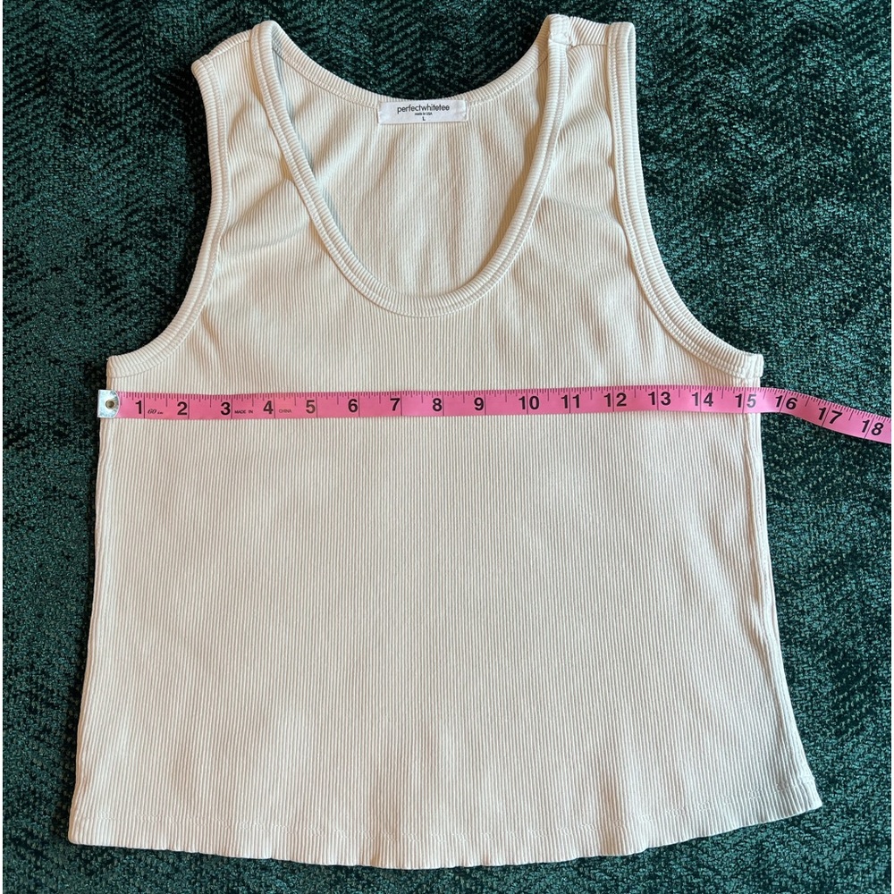 Perfect White Tee Blondie tank EUC